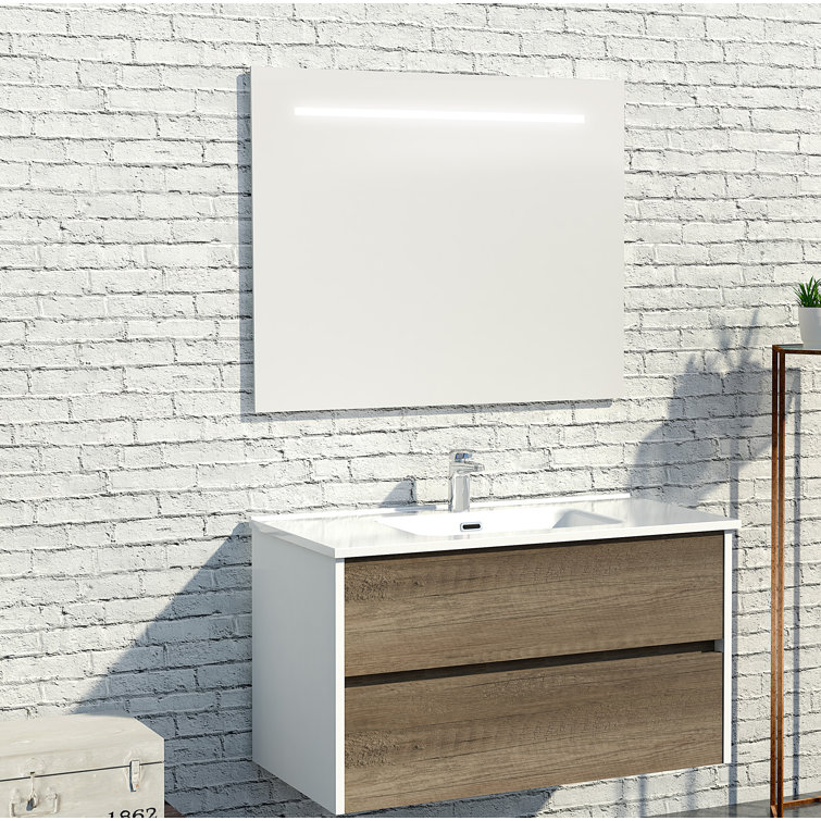 Belfry Bathroom Adelaide 1000mm Wall Mounted Vanity Unit Wayfair.co.uk